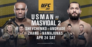 UFC 261: Усман vs. Масвидаль: даты, кард, анонс, прогнозы