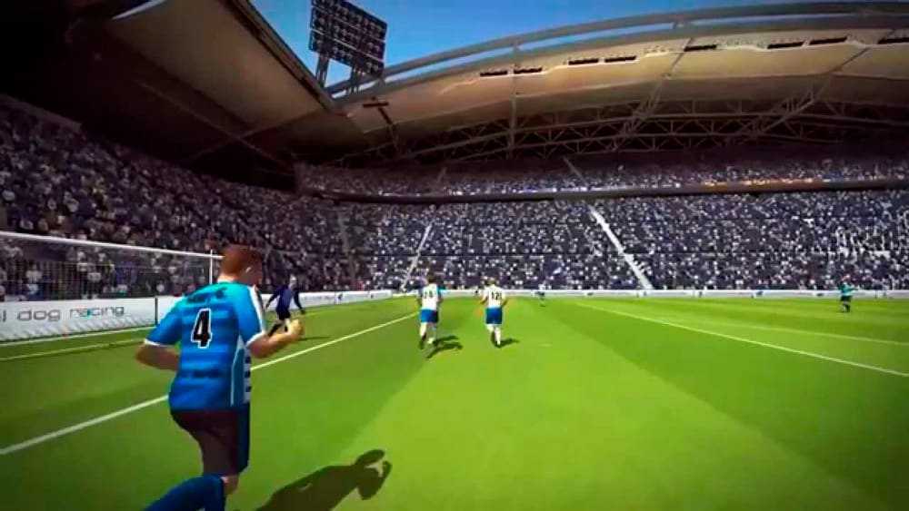 Симуляция виртуального футбола в FIFA и PES.